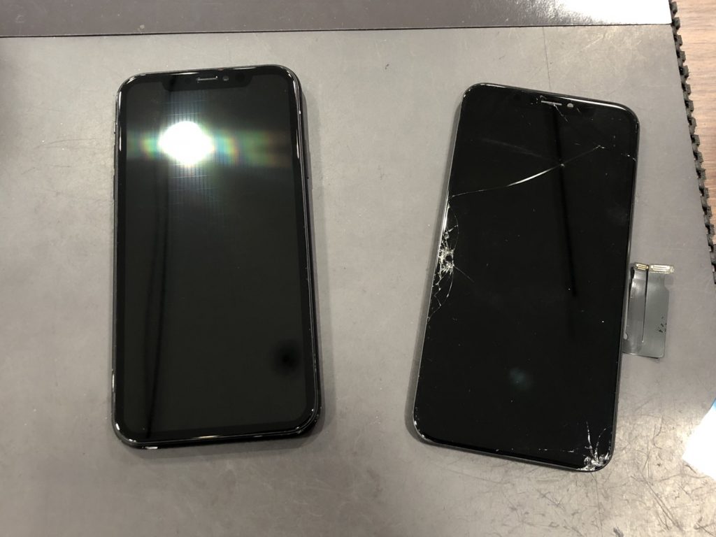 iPhoneXR　ガラス液晶交換 成功