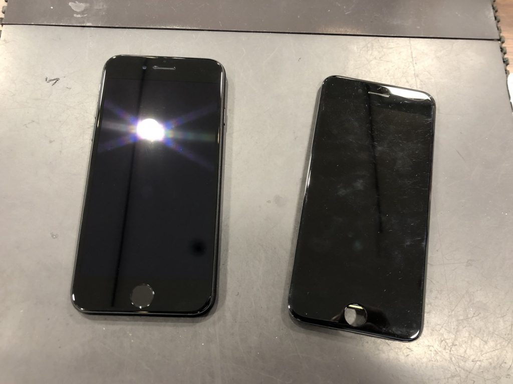 iPhoneSE　ガラス液晶交換　完了