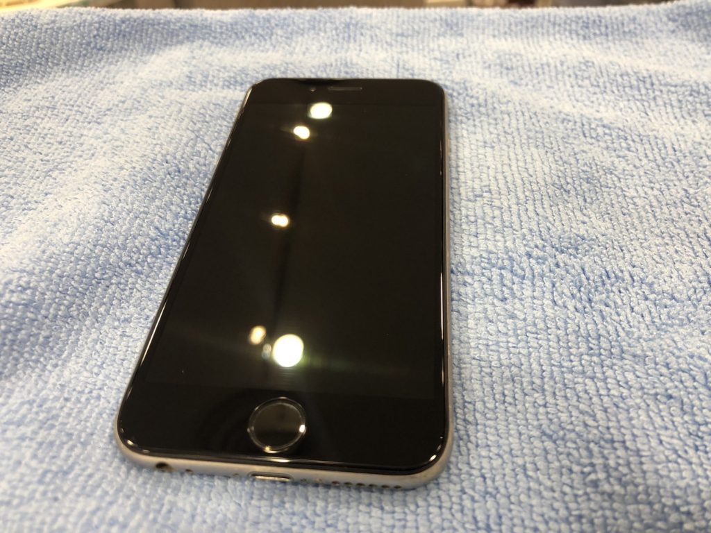 iPhone6  液晶交換の後 コーティング施工