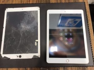 iPadガラス割れ アイパッド５