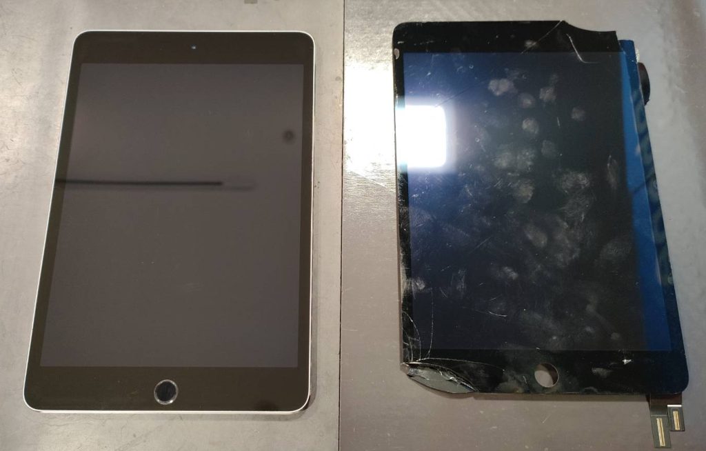 iPad mini４  フロントガラス交換  完了