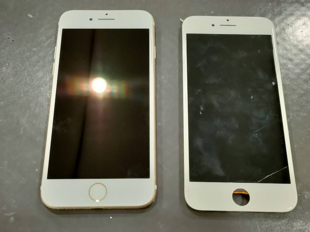 iPhone７ ガラス液晶交換 で ゴーストタッチ を改善