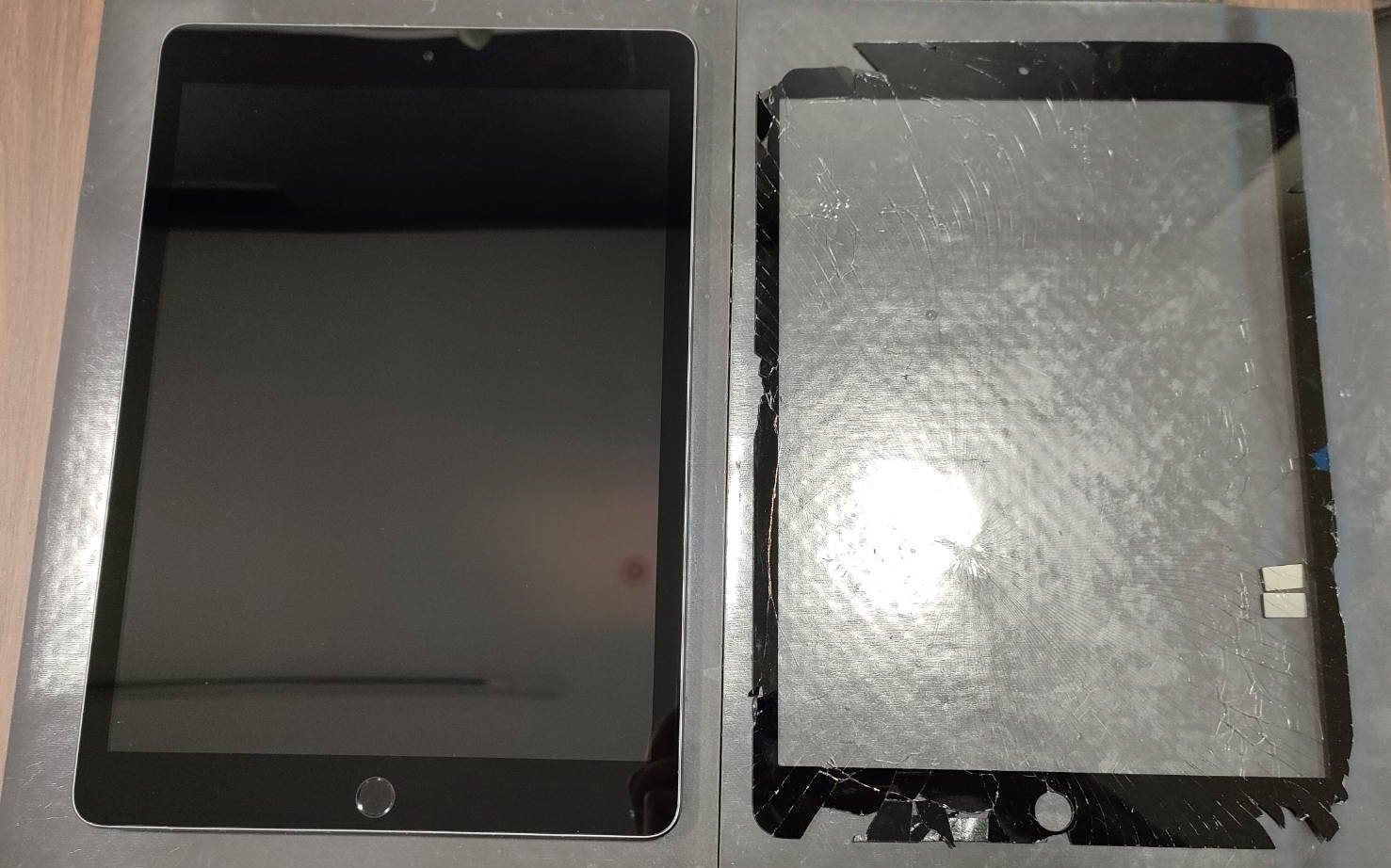 iPad９ タッチパネル割れ 修理後